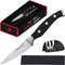 Master Maison 3.5" Professional German Stainless Steel Paring Knife Set w/Dual Sharpener & Edge Guard - Peeling Chef Kitchen Set - Kitchen Pairing...