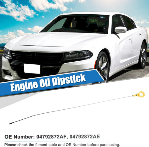 X AUTOHAUX Engine Oil Dipstick for Dodge Challenger 2009-2021 for Dodge Charger 2009-2021 for Chrysler 300 2009-2021 Oil Level Dipstick Replace 04...
