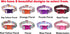 Dog Collars with Floral Flower Patterns - Soft Adjustable Fancy Floral Dog Collars for Small Medium Large Dogs - Cute Design for Boys Girls Male F...