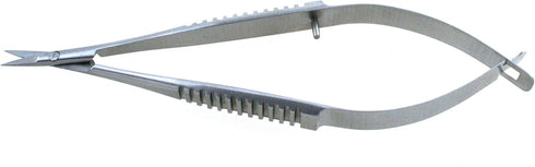 Micro Iris Scissors 4" Straight Sharp Points Flat Handles | Medixplus...
