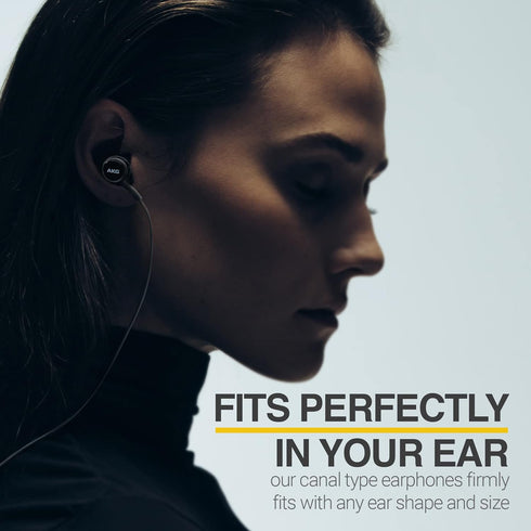 Type C Headphone Earbuds for Samsung Galaxy A53, S21, Galaxy S22, S22 Ultra, Galaxy S20 FE - Designed by AKG - Braided Cable with Microphone and V...