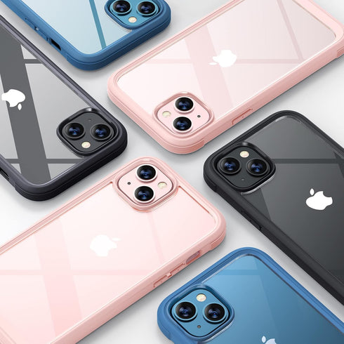 Diaclara Designed for iPhone 13 Case, Full Body Rugged Case with Built-in Touch Sensitive Anti-Scratch Screen Protector, Soft TPU Bumper Case for ...