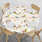 WOAIDY Elastic Round Fitted Tablecloth, Fit Bird Design, Stretchable Polyester Fabric for Kitchen, Dining Party Decor, 40"- 44" Table Cover (Small...