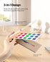 TECJOE Paint with Water Coloring Books with 20 Unique Fairy Tales, Pocket Watercolor Painting Book with 2 Brushes, Travel Art Activities for Kids,...