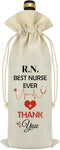 Nurse Gifts for Women Men Best Nurse Ever Wine Bag Nurse Thank You Gifts Nurses Week Gifts Nurse Appreciation Gifts RN Gifts for Nurses Christmas ...