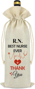 Nurse Gifts for Women Men Best Nurse Ever Wine Bag Nurse Thank You Gifts Nurses Week Gifts Nurse Appreciation Gifts RN Gifts for Nurses Christmas ...