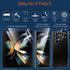 [6 in 1 Tempered Glass Front Screen Protector for Samsung Galaxy Z Fold 5+ Inner Soft TPU Film Shields Big Screen+ Camera Lens Protector [Scratch ...