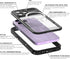 for iPhone 15 Pro Max Waterproof Case,Compatible with Magsafe,Hybrid Rugged Shockproof Full Body Protective,with Lanyard,Clear Lens/Screen Protect...