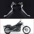 2X Chrome Brake Clutch Hand Levers Fit Harley Davidson Dyna XL Sportster 883 1200 Softail Fat Boy Road King...