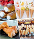 10 Pack Large Cream Horn Forms 5-inch, Non-stick Cream Horns Pastry Mould Croissant Baking Forms for Baking Croissants Bead, Chocolate Croissant, ...