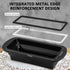 Silicone Bread Loaf Pan with Metal Reinforced Frame, Bread Pans for Homemade Bread, Foldable Loaf Pans, Non-Stick Silicone Baking Pans for Oven, S...