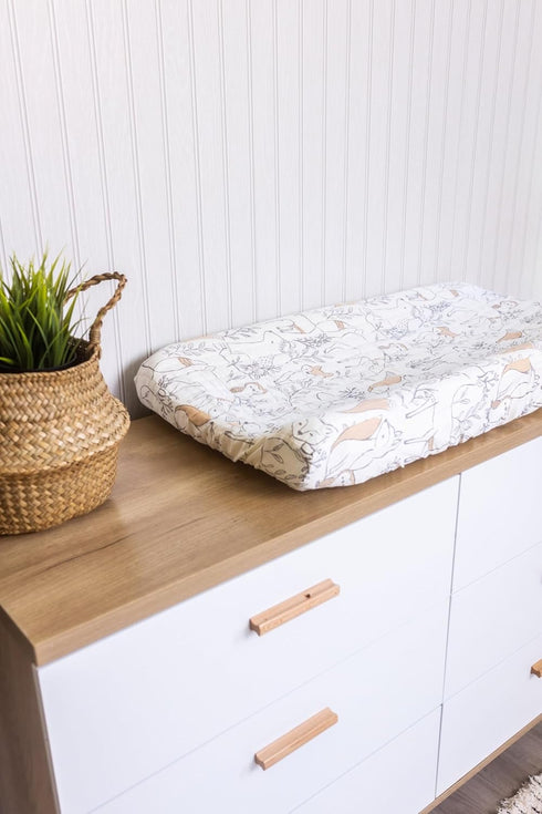 Ezra Woodland Change Pad Cover (Fox Print)...