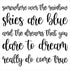 Somewhere Over The Rainbow Stencil by StudioR12 | Craft DIY Kids Room, Nursery Decor | Paint Wood Sign & Word Art Wall Decor | Select Size (12 x 1...