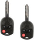 2X KeylessOption Key for 2001 2002 2003 2004 2005 2006 2007 2008 2009 2010 2011 2012 2013 2014 2015 2016 2017 2018 Ford Lincoln Mercury Remote, 3-...