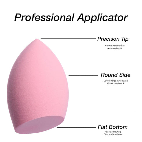 Expressions 12pc Beauty Blenders Value Pack - Assorted Cosmetic Makeup Sponge Beauty Blender Set For Foundation, Blush, Concealer, Eyeshadow, Cont...