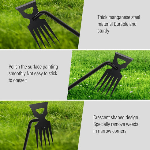 Weeding Tools,Portable Garden Weeder Tool,2024 New Manganese Steel Weed Puller,for Hand Weeder for Vegetable Gardening Backyard Farm Planting & Up...