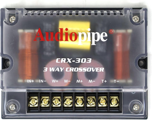 Audiopipe 3 Way Crossover CRX-303 300 Watts Passive Crossover Car Audio 4 Ohm...