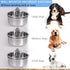 Raised Small Dog Bowls Wall Mount Pet Bowl, Collapsible Elevated Pet Bowl for Dog Cat Chicken Coop - 4 Cups / 1 Quart...