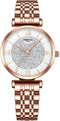 NIBOSI Women's Watch Analog Quartz Rose Gold Diamond Wrist Watch for Ladies Stylish Stainless Steel Gold Dress Watch Girl Gift...