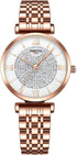 NIBOSI Women's Watch Analog Quartz Rose Gold Diamond Wrist Watch for Ladies Stylish Stainless Steel Gold Dress Watch Girl Gift...