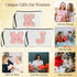 A-Z Personalized Gifts for Women,Cosmetic Bag for women,Birthday Gifts for Best Friend with Cosmetic Bag,Bride Bridesmaid Gifts,Stuff For Girls,Si...