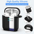 for AirPod Case Cover, Military Grade Anti-Fall Soft Silicone Shock-Absorbing Protective AirPod 2&1 Generation Case Skin Touch with Keychain and C...