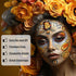 Bowitzki 30g Professional Face Paint Body Paint Water Based Face painting Makeup Safe for Kids and Adults Split Cake Single Color (Metallic Golden...