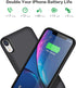 Battery Case for iPhone XR, 6800mAh Portable Charging Case for iPhone XR Rechargeable Backup External Battery Pack Extended Battery Protective Cha...