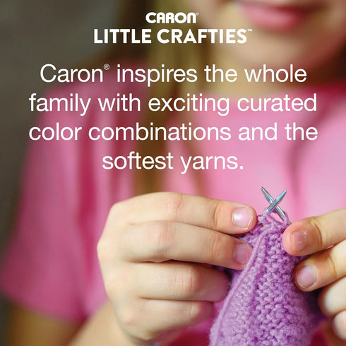 Caron Little Crafties Acrylic Mini Yarn Multipack 20 Count (Pack of 1) – Knitting, Crocheting & Art Projects – Machine Washable & Dryable – Durabl...