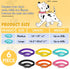 6 Pcs Martingale Collar for Dogs Reflective Dog Collar with Metal Buckle Adjustable Nylon PET Collar Prevent Slipping out Puppy Collars for Dog (P...