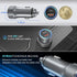 USB C Car Charger, Bangfun 36W/12V USB Car Phone Charger Dual Port QC&PD 3.0 Fast Charging Cigarette Lighter Adapter Plug for iPhone 15 14 13 12 1...