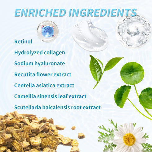 Under Eye Patches for Puffy Eyes - 24 Pairs Retinol Collagen Eye Gel Pads, Reduce Wrinkles, Puffy Eyes, Eye Bags - Eye Mask Skincare, Anti Aging &...