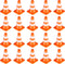 Gadpiparty 50Pcs Miniature Traffic Signs for Kids Mini Traffic Cones Training Road Block Toy Cones for Multipurpose Construction Theme Party Engin...