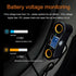 Dual USB Quick Charge QC3.0 Car Charger Adapter 2-Socket Cigarette Lighter Adapter with LED Voltmeter Suitable for Mobile Phones, car DVR, Navigat...
