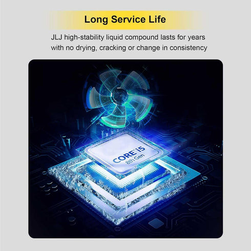 JLJ Thermal Paste, 6g CPU Paste Thermal Compound Paste Heatsink for IC/Processor/CPU/All Coolers, Carbon Based High Performance, Thermal Interface...