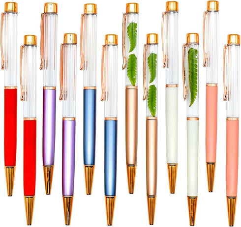 30PCS Empty Tube DIY Pens Stylus Floating Pens Classic Business Pens Black Ink Ballpoint Pens For School Office Accessories......