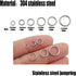 1000 pcs Stainless Steel Split Rings Jump Rings Connector Rings for Jewelry Making Necklaces Bracelet Earrings Keychain DIY Craft (12603-6mm)...