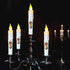 Primitive Battery Tapered Candles Flickering,Decorative Flameless Taper Candles with Timer,6.75Inch Girl Blessed Led Candlestic,Dripless Taper Can...