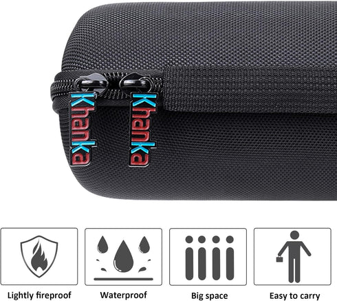 khanka Hard Travel Case Replacement for SOWO Surgeboom 2 Outdoor Portable Bluetooth Speaker, Wireless IPX7 Waterproof Speaker, Case Only (Black)...