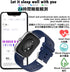 Bluetooth Smart Watch for Men Fitness Activity Tracker Compatible with iPhone Android Waterproof HD Full Touch Screen Smartwatch with Call Text Pe...