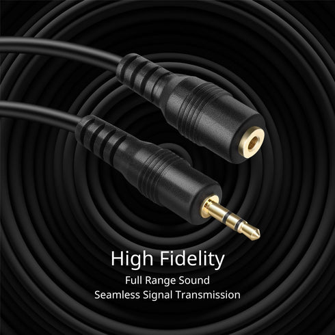 TNP 2.5mm Extension Cable (3 Feet) - Male to Female Adapter Extender Stereo Audio Sub Mini Subminiature Jack Adapter Wire Cord Plug Connector for ...