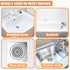 EastLink 30 Inch Drain Snake Hair Drain Clog Remover, Anti-Break Metal Drain Hair Remover with Nylon Layer, Sink Snake Drain Cleaner Tool for Bath...