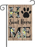 Home Sweet Home Spring Summer Garden Flag 12 x 18 Inch Lawn Flag Double Sided Printed with Pattern Outdoor Yard Welcome Flag Farmhouse Seasonal Ou...