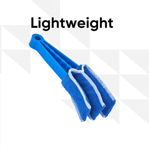 Blind Cleaner Duster Tool, Fan Blade Cleaner, Air Duct Cleaning Tools, Blue Window Blinds Cleaner with Microfiber Sleeve for Fans, Window Blinds, ...