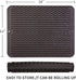 Silicone Dish Drying Mat for Multiple Usage,Easy clean,Eco-friendly,Heat-resistant Silicone Mat for Kitchen Counter or Sink,Refrigerator or drawer...