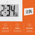 MARATHON Large Digital Wall Clock with 8” Display, White - Easy to Read...