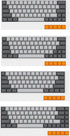 YMDK DSA Profile Blank 61 64 68 ANSI Keyset Thick PBT Keycap Set for Cherry MX Mechanical Keyboard GH60 XD64 GK64 Tada68 (Only Keycap)...