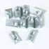 1/4"-20 Threaded Steel Roll in T-Nut with Ball Spring, T-Slot Nuts Accessory Hardware Nuts for 10 Series Aluminum Extrusion Profiles Rail (20)...