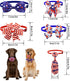 25 Pieces Patriotic Dog Bowties with 5 Kinds of Designs US Independence Day Cat Neckties Adjustable Dog Collar Accessories for Small Medium Pets...