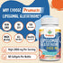 2400MG Liposomal Glutathione, Reduced L-Glutathione, Glutathione Supplement with Vitamin C, Master Antioxidants, Enhanced Absorption - Non GMO Ant...
